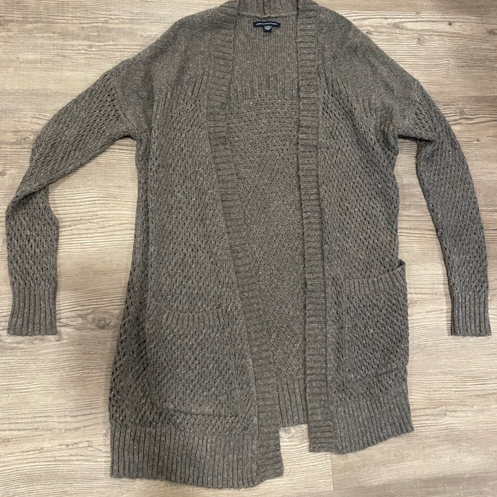 American Eagle Outfitters Women’s Charcoal Cardigan